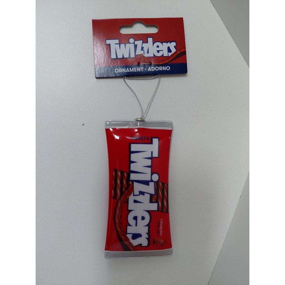 2025 Twizzlers Red Licorice Candy Hanging Christmas Tree Ornament Holiday Decor